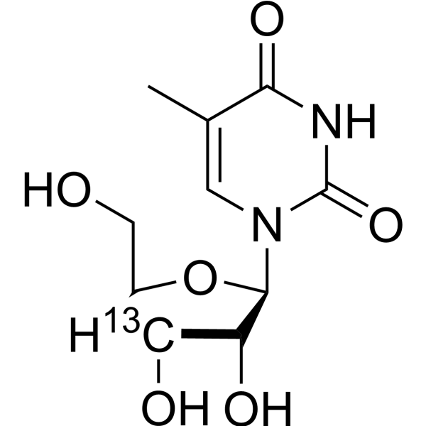 5-Methyluridine-3′-13C 478511-00-1
